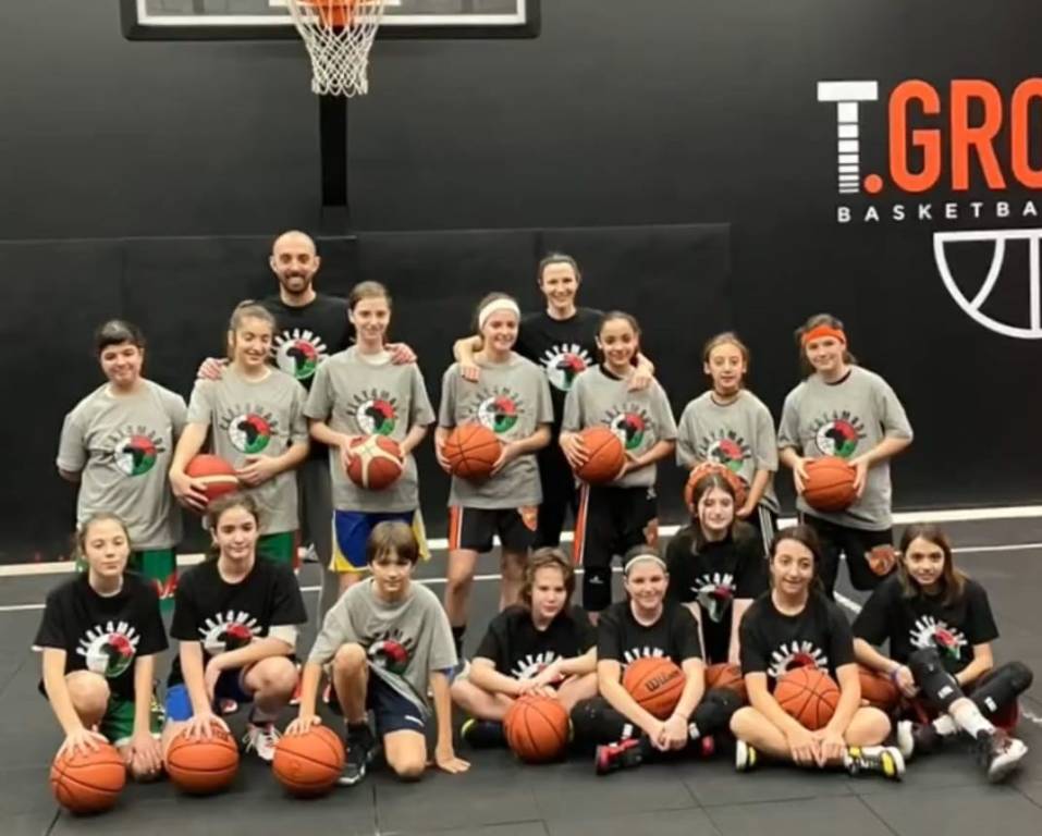 Basket Canegrate a sostegno del progetto Playmada
