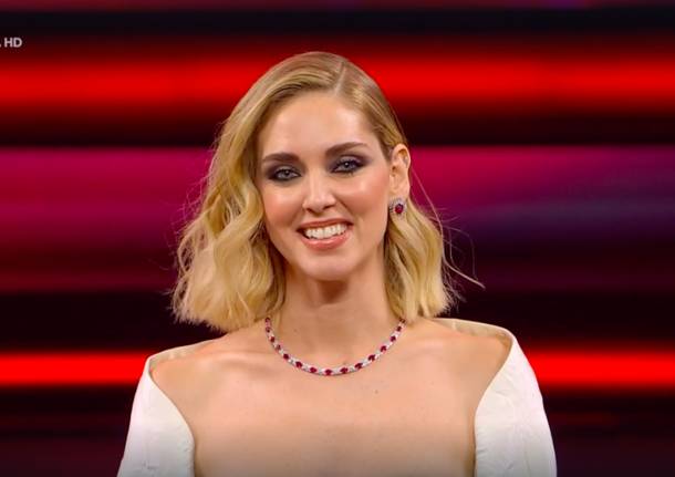 Chiara  Ferragni debutta a Sanremo 2023