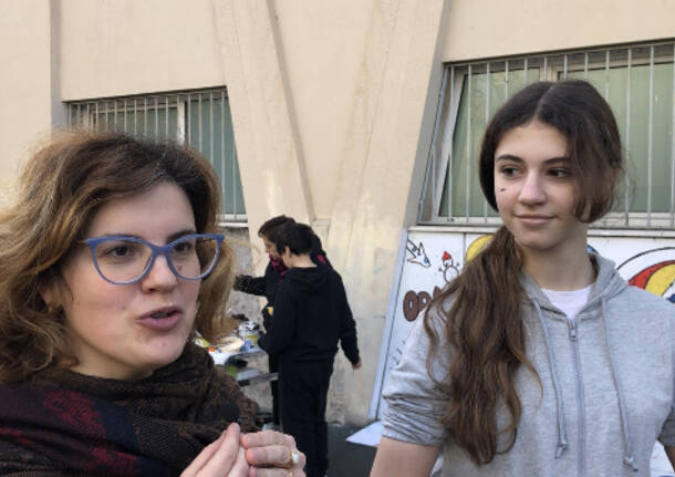 Il murales multietnico delle Bonvesin de La Riva di Legnano.