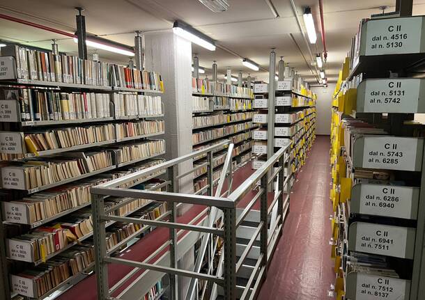 L’archivio della biblioteca civica di Varese, la visita guidata