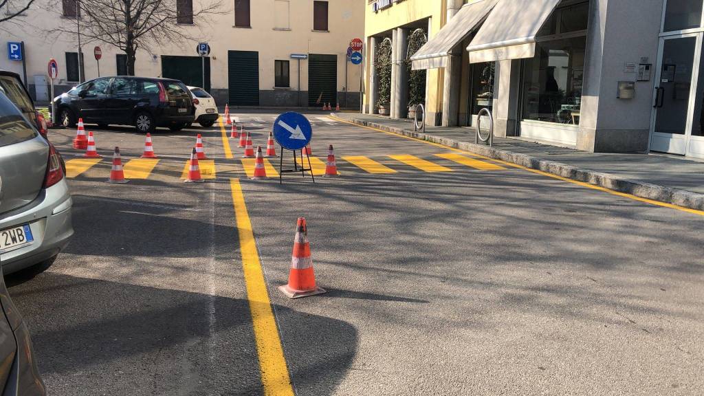 Lavori piazza del Popolo a Legnano