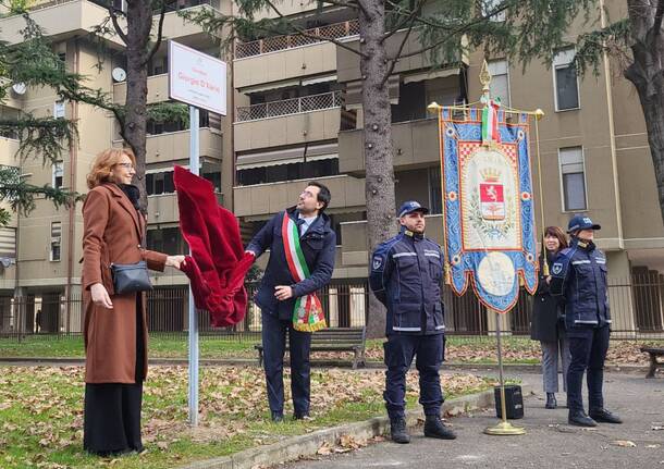 Legnano dedica al giornalista Giorgio D'Ilario i giardini tra via Gorizia e via Guerciotti
