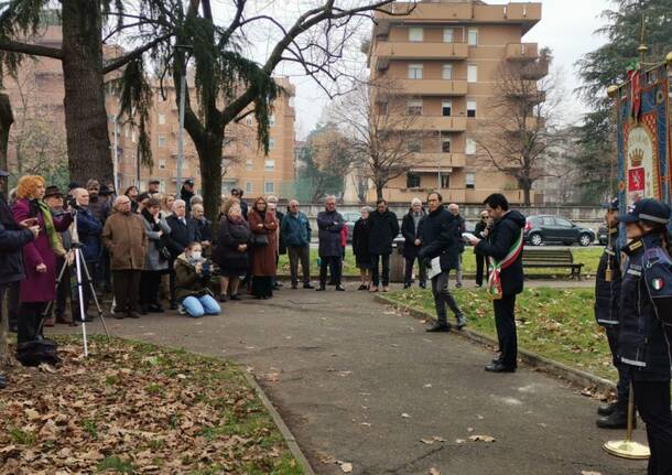 Legnano dedica al giornalista Giorgio D’Ilario i giardini tra via Gorizia e via Guerciotti
