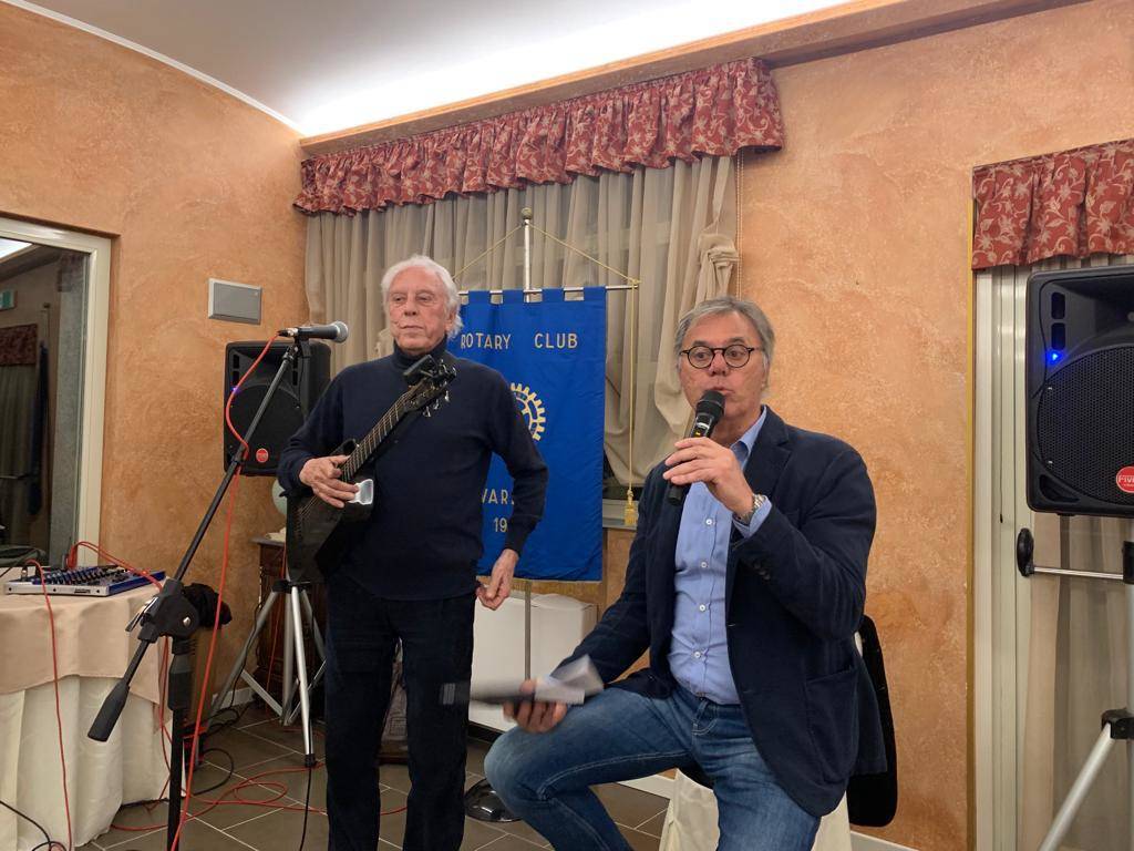 Mario Lavezzi "il varesotto" al Rotary 