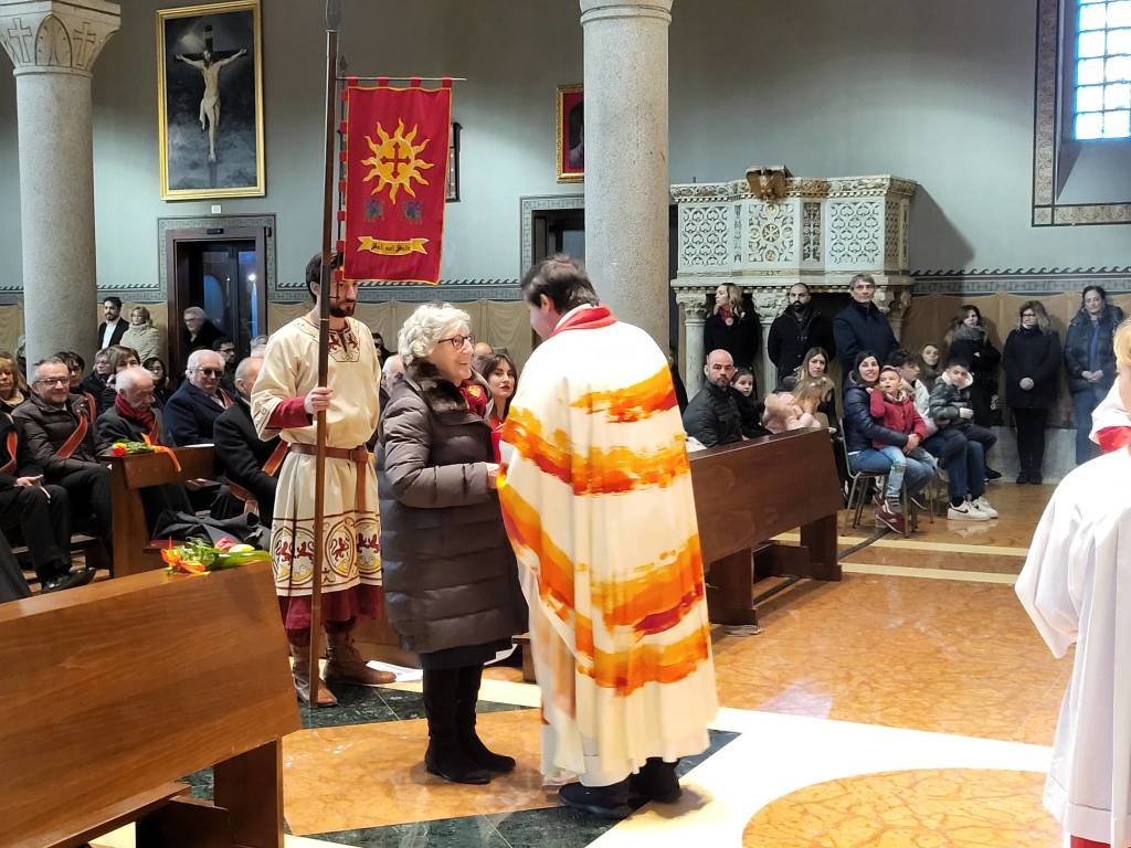 Palio di Legnano - Investitura religiosa della reggenza della contrada Legnarello