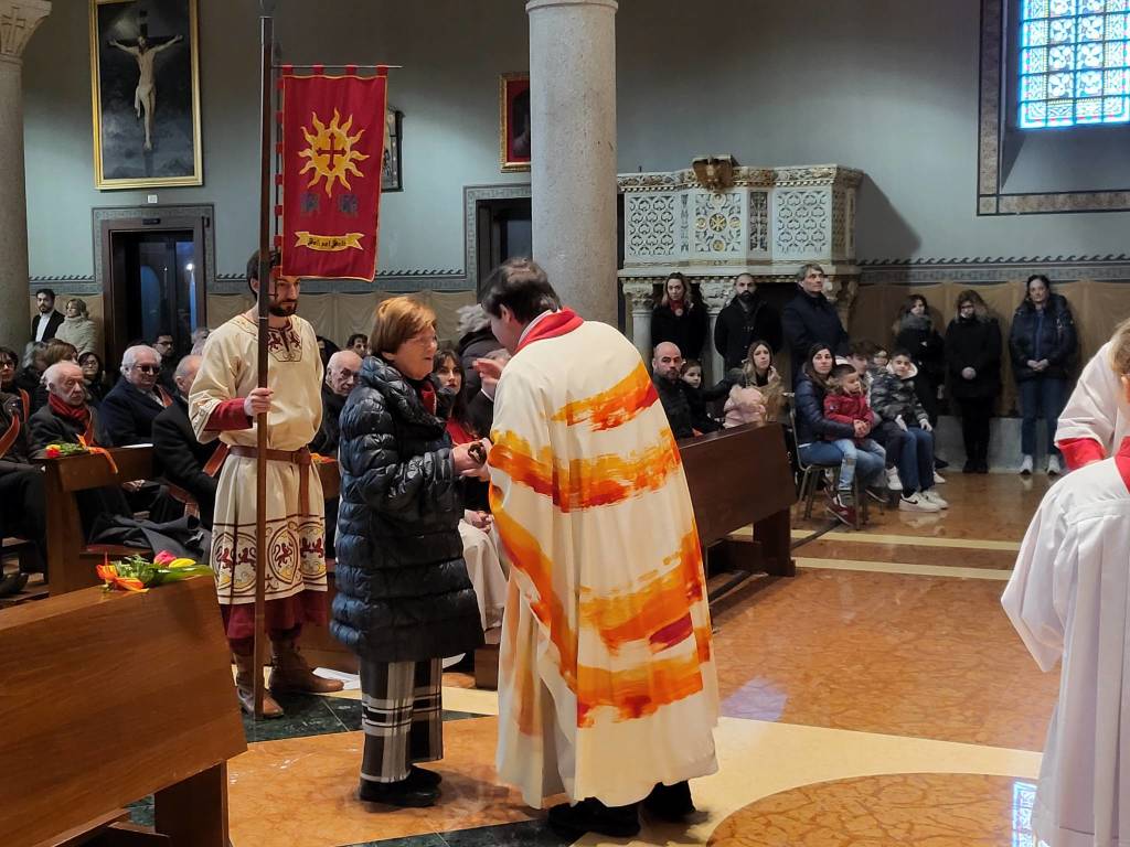 Palio di Legnano - Investitura religiosa della reggenza della contrada Legnarello