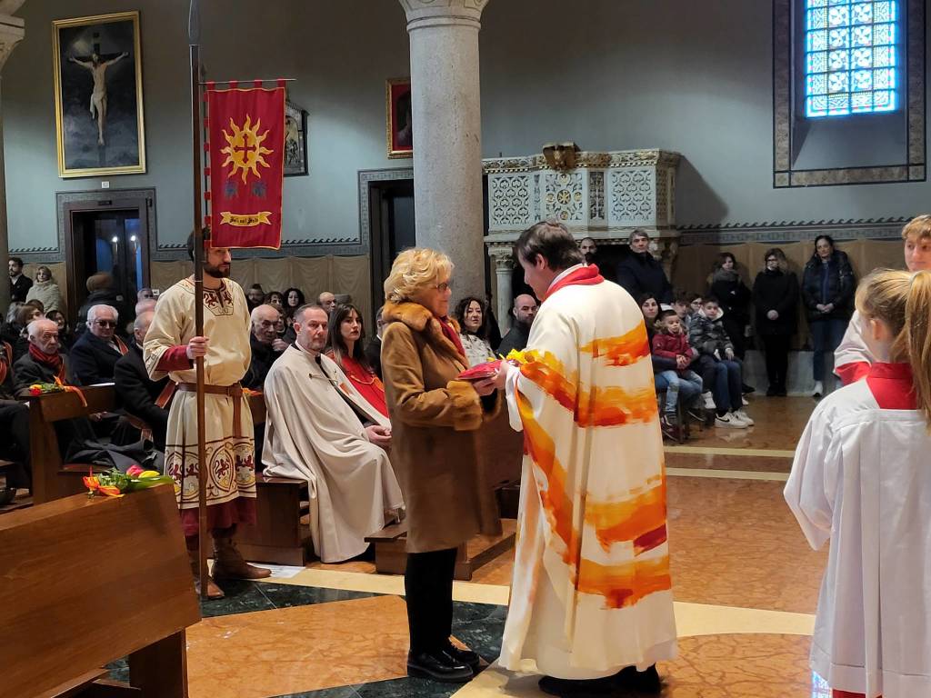 Palio di Legnano - Investitura religiosa della reggenza della contrada Legnarello