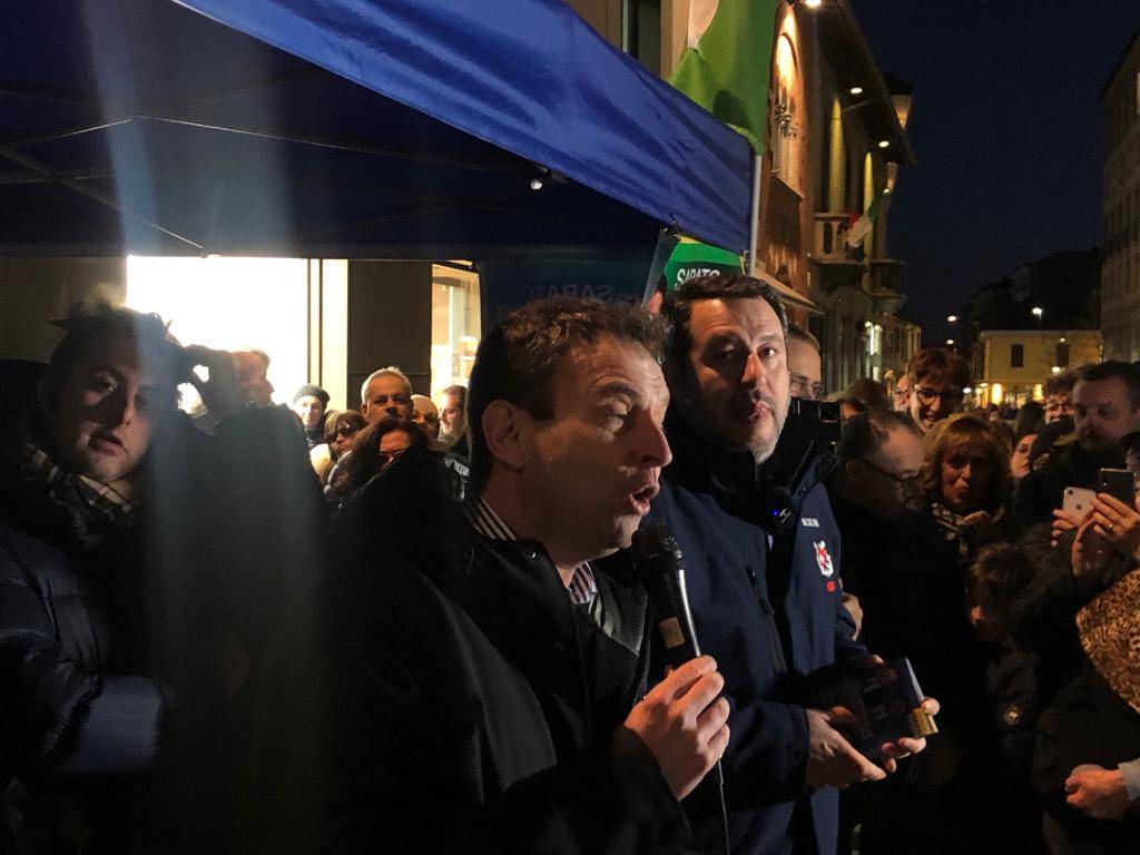 Salvini a Legnano per le elezioni regionali