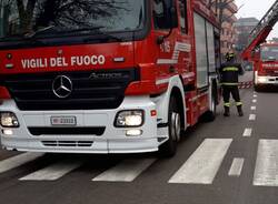 Vigili del fuoco legnano a Castellanza 