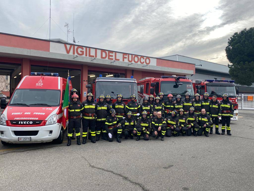 Vigili del Fuoco volontari di Inveruno in festa per Sant'Antonio